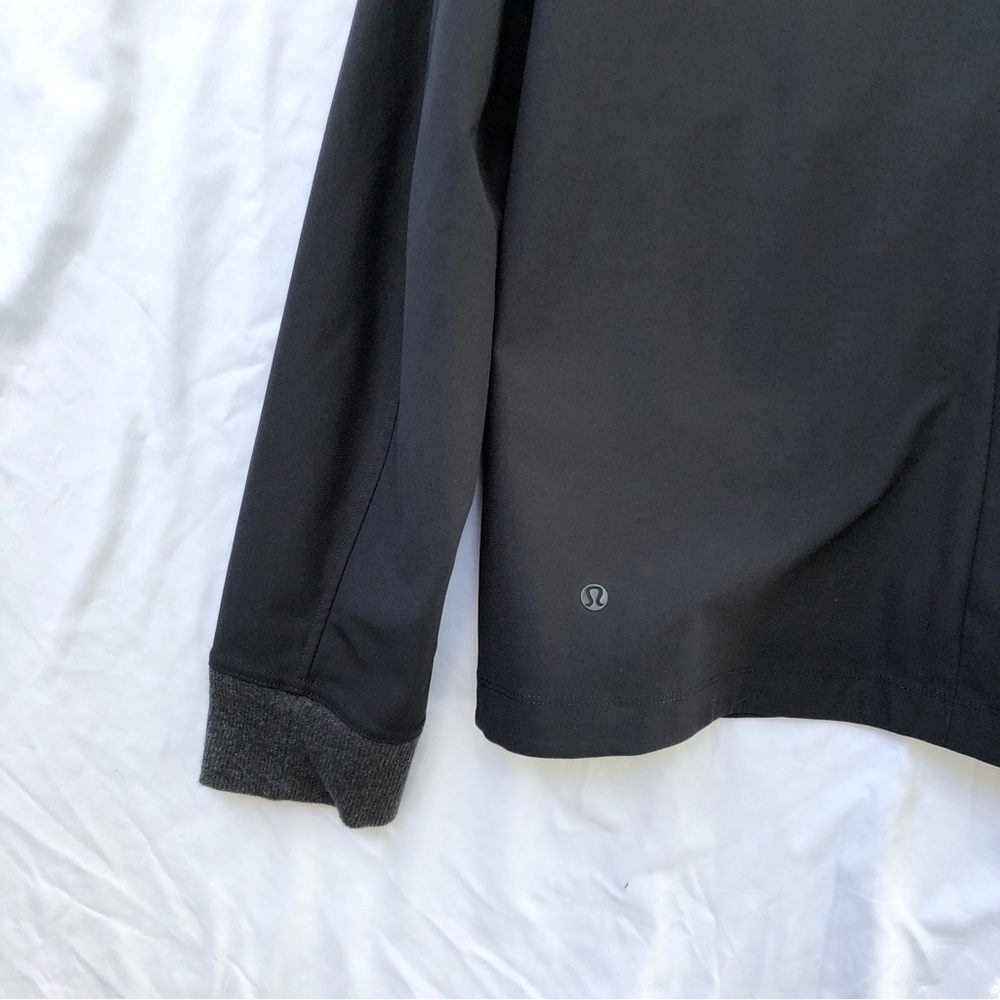 LULULEMON | SWIPE RIGHT JACKET HEATHERED BLACK IN LARGE - Picture 9 of 11